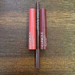 CLINIQUE (x3) Black Honey Trio Lot Almost Lipstick Pink Honey Gel Tech Eyeliner